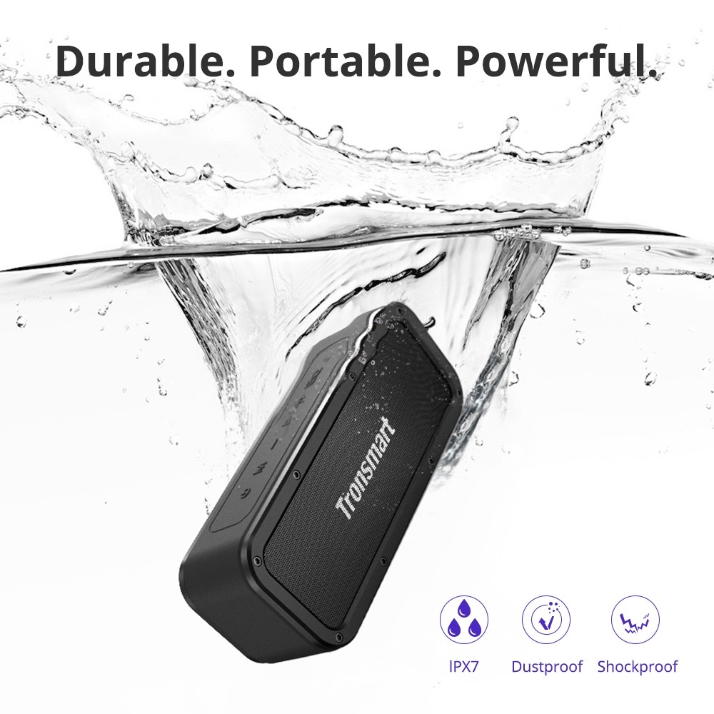 Tronsmart Force X altavoz Bluetooth inalámbrico resistente al agua 60W  negro - ✓