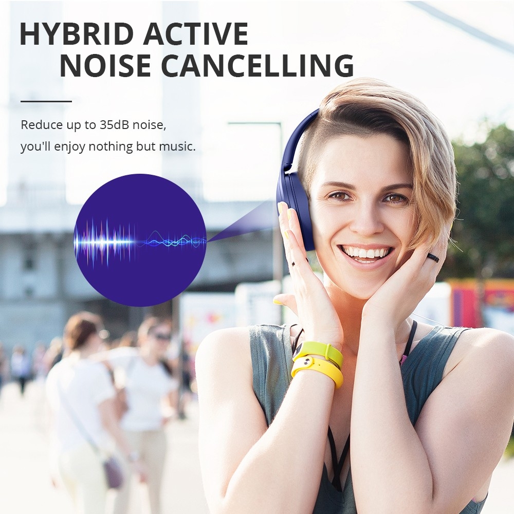 Tronsmart Apollo Q10 Hybrid Active Noise Cancelling Headset