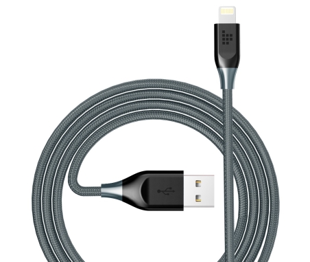 [Apple MFi Certificado] Tronsmart Cable Lightning Doble Trenzado Nylon 19AWG Cable Lightning 1.2M