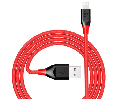 [Apple MFi Certified] Tronsmart 19AWG Double Braided Nylon Lightning Cable 1.8M（3ft）